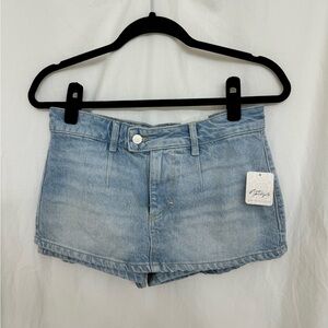 Free People | NWT | Gala-Vanting Low Rise Jean Mini Skort
